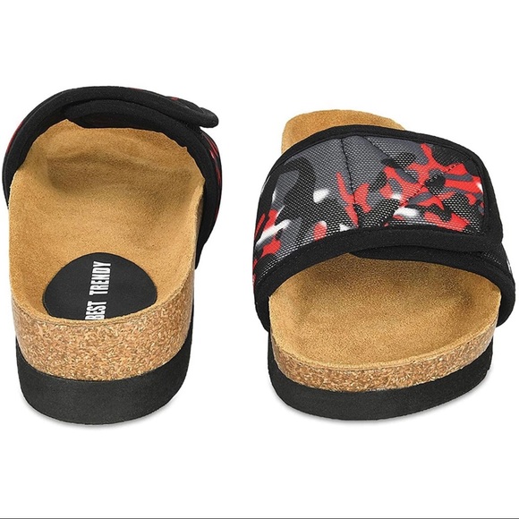 Womens Slip On Sandals With Adjustable Strap Size 9 - Picture 2 of 11